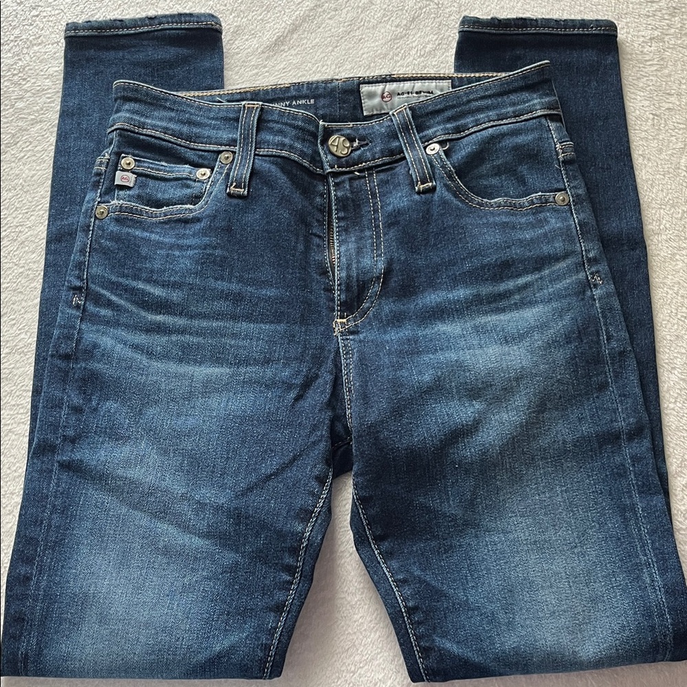 AG Adriano Goldschmied Dark Blue Skinny Jeans